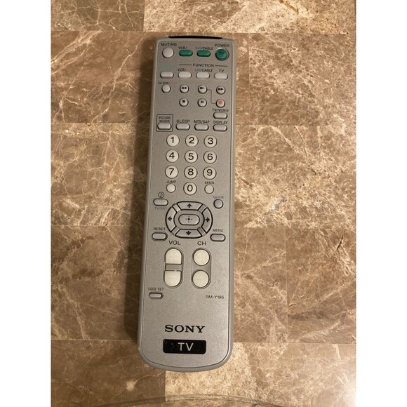 Sony Other - Sony RM-Y195 TV Remote CDPCX53 KV21FA310 KV27FS120l TESTED Works Original